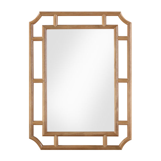 Cienna - Rattan Wall Mirror - Natural - R&R Furniture Gallery (Fountain Valley, CA)
