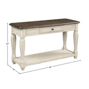 Classic Design Table With Storage - R&R Furniture Gallery (Fountain Valley, CA)