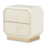 La Rachelle - 2-Drawer Nightstand - Champagne - R&R Furniture Gallery (Fountain Valley, CA)