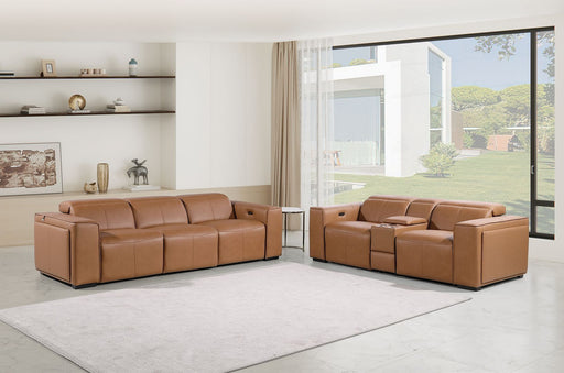 1224 - 6-Piece Modular Power Reclining Sofa And Console Loveseat Set In With 5 Power Recliners & Power Headrests - R&R Furniture Gallery (Fountain Valley, CA)