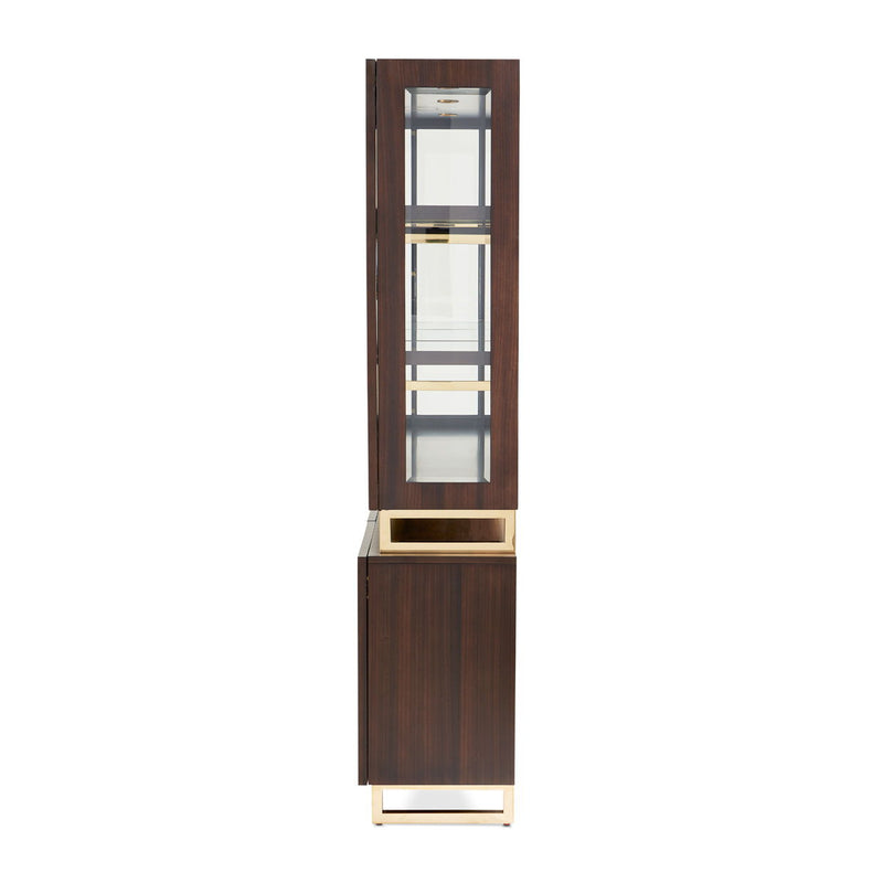 Belmont Place - China Cabinet - Espresso - R&R Furniture Gallery (Fountain Valley, CA)