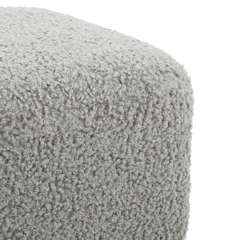 Contemporary Ottoman With Foam Cushion And Durable Upholstery - R&R Furniture Gallery (Fountain Valley, CA)