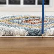 Loft Shag - 7'10" X 9'10" Shaggy Area Rug - Ivory, Polypropylene - R&R Furniture Gallery (Fountain Valley, CA)