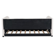 Upholstered Daybed With Ergonomic Design Backrest - R&R Furniture Gallery (Fountain Valley, CA)
