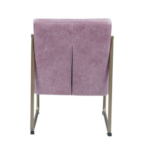 Loria - Accent Chair - Wisteria Top Grain Leather - R&R Furniture Gallery (Fountain Valley, CA)