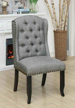 Sania - Wingback Chair, Light Gray (2/CTN)