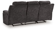Brysonview - Reclining Sofa - Charcoal - R&R Furniture Gallery (Fountain Valley, CA)