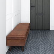 Owen - Upholstered Rectangular Storage Ottoman - R&R Furniture Gallery (Fountain Valley, CA)