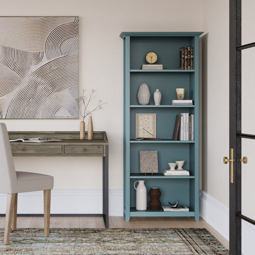 Amherst - 5 Shelf Bookcase, Handcrafted - R&R Furniture Gallery (Fountain Valley, CA)