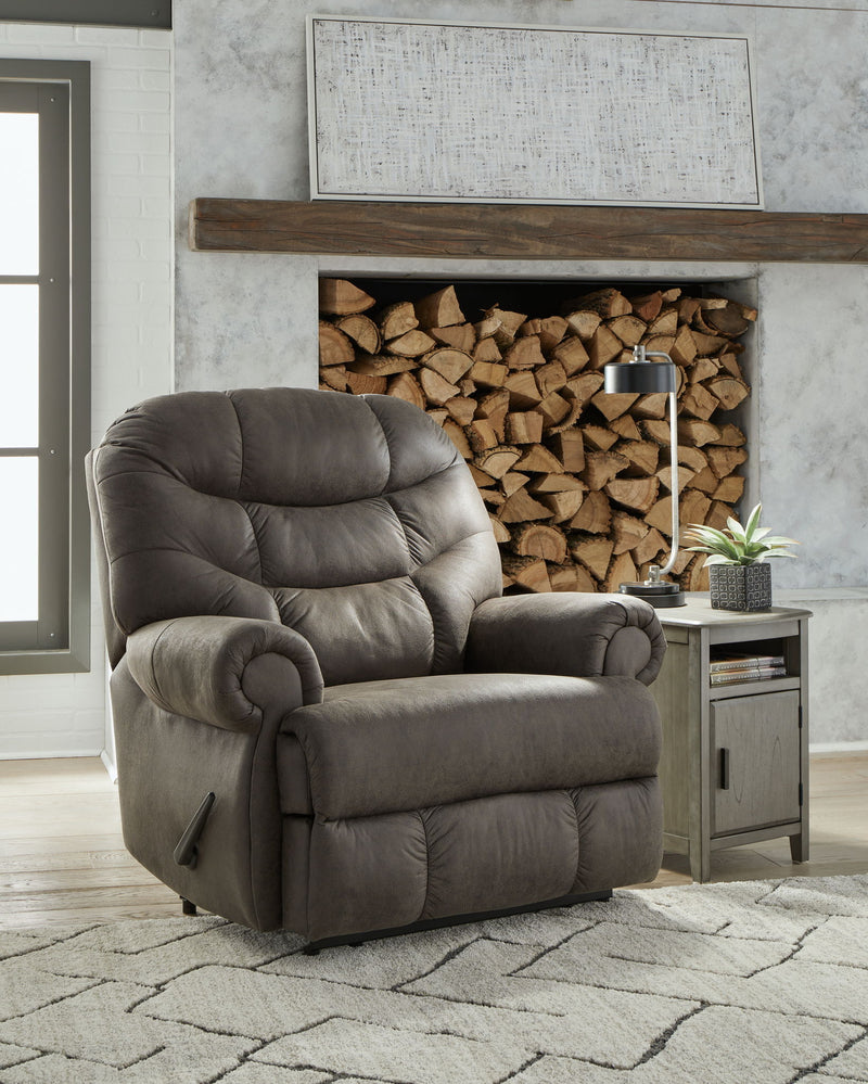 Camera Time - Zero Wall Recliner - Gunmetal - R&R Furniture Gallery (Fountain Valley, CA)