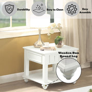 Natesa - End Table - White Washed - R&R Furniture Gallery (Fountain Valley, CA)