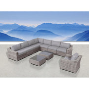 Outdoor Wicker Conversation Set With Cushions, All Weather - R&R Furniture Gallery (Fountain Valley, CA)
