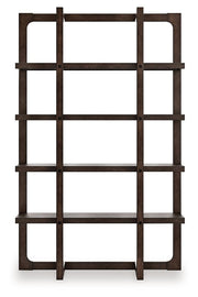 Breckington - Bookcase - Dark Brown - R&R Furniture Gallery (Fountain Valley, CA)