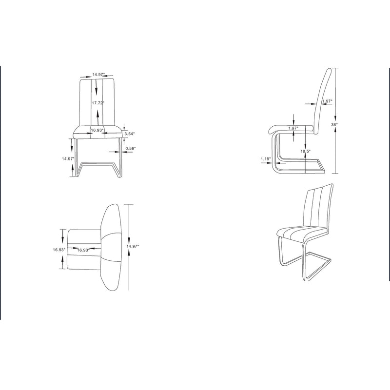 Altis - Dining Chair (Set of 4) - R&R Furniture Gallery (Fountain Valley, CA)