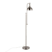 Lumi Source Emery contemporary metal floor lamp with a sleek, modern design and adjustable arm for versatile lighting.