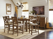 Moriville - Rectangular Dining Table Set - Counter Height - R&R Furniture Gallery (Fountain Valley, CA)