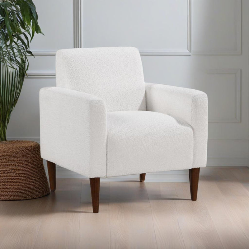 Caius - Arm Chair - White - R&R Furniture Gallery (Fountain Valley, CA)