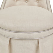 Villa Cherie - Tufted Vanity Chair - Frosted Pearl - R&R Furniture Gallery (Fountain Valley, CA)