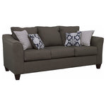 Ralston - Sofa With Accent Pillows - Gray