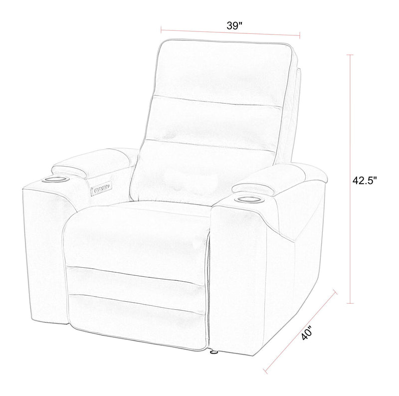 Nexus - Power Zero Gravity Recliner - R&R Furniture Gallery (Fountain Valley, CA)