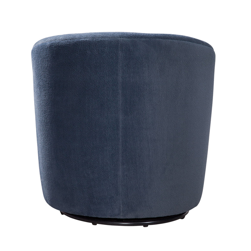 Oaklynn - Barrel Style Swivel Accent Chair - R&R Furniture Gallery (Fountain Valley, CA)