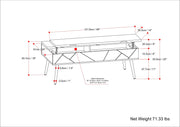 Jager - Lift Top Coffee Table Handcrafted - R&R Furniture Gallery (Fountain Valley, CA)
