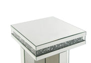 Noralie - 24"H End Table - Mirrored & Faux Diamonds - R&R Furniture Gallery (Fountain Valley, CA)