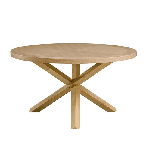 Kasem - Round Dining Table - Oak - R&R Furniture Gallery (Fountain Valley, CA)