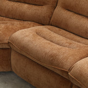 Emmy - Power Motion Sectional Sofa - Orange Chenille - R&R Furniture Gallery (Fountain Valley, CA)