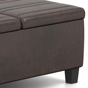 Ellis - Upholstered Coffee Table Storage Ottoman - R&R Furniture Gallery (Fountain Valley, CA)