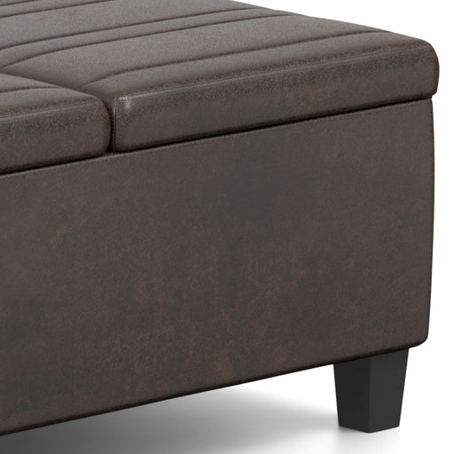 Ellis - Upholstered Coffee Table Storage Ottoman - R&R Furniture Gallery (Fountain Valley, CA)