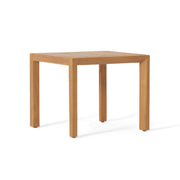 3 Piece Outdoor Chat Set With Table And 2 Adirondack Chairs - White / Brown Patina - R&R Furniture Gallery (Fountain Valley, CA)