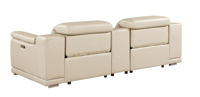 9762 - 3-Piece Modular Power Reclining Console Loveseat With 2 Power Recliners In