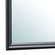 Elegant black wall mirror from Glory Furniture featuring a sleek rectangular frame, perfect for modern interior decor.