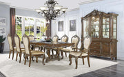 Latisha - 30" Dining Table - Antique Oak - R&R Furniture Gallery (Fountain Valley, CA)