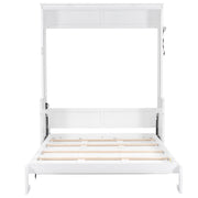 Murphy Bed With Desk, LED Lights & USB Charging Station - R&R Furniture Gallery (Fountain Valley, CA)