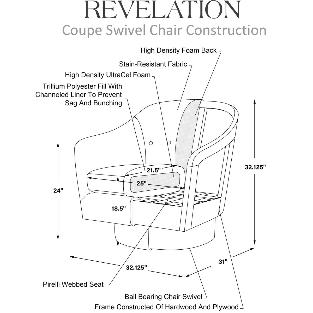 Coupe - Swivel Chair