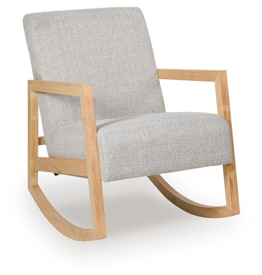 Wychworth - Accent Chair - Gray / Natural - R&R Furniture Gallery (Fountain Valley, CA)