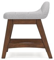 Lyncott - Home Office Desk Chair - Light Gray / Brown - R&R Furniture Gallery (Fountain Valley, CA)