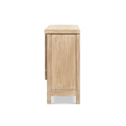 Jennifer Taylor Home Rowan 2-door natural accent cabinet with sleek design and wood finish, ideal for stylish storage.