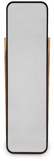 Bronick - Floor Mirror - Black / Brown - R&R Furniture Gallery (Fountain Valley, CA)