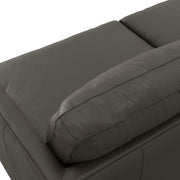 Livingston upholstered stationary sofa by Simpli-Home with plush fabric and cushioned armrests in a modern living room setting.
