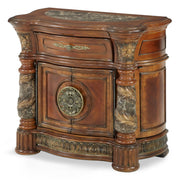 Villa Valencia - Bedside Chest, Mirror - R&R Furniture Gallery (Fountain Valley, CA)