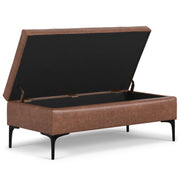 Rebecca - Multifunctional Coffee Table Storage Ottoman With Lift Up Lid - R&R Furniture Gallery (Fountain Valley, CA)