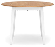 Gesthaven - Round Dining Room Drop Leaf Table - R&R Furniture Gallery (Fountain Valley, CA)