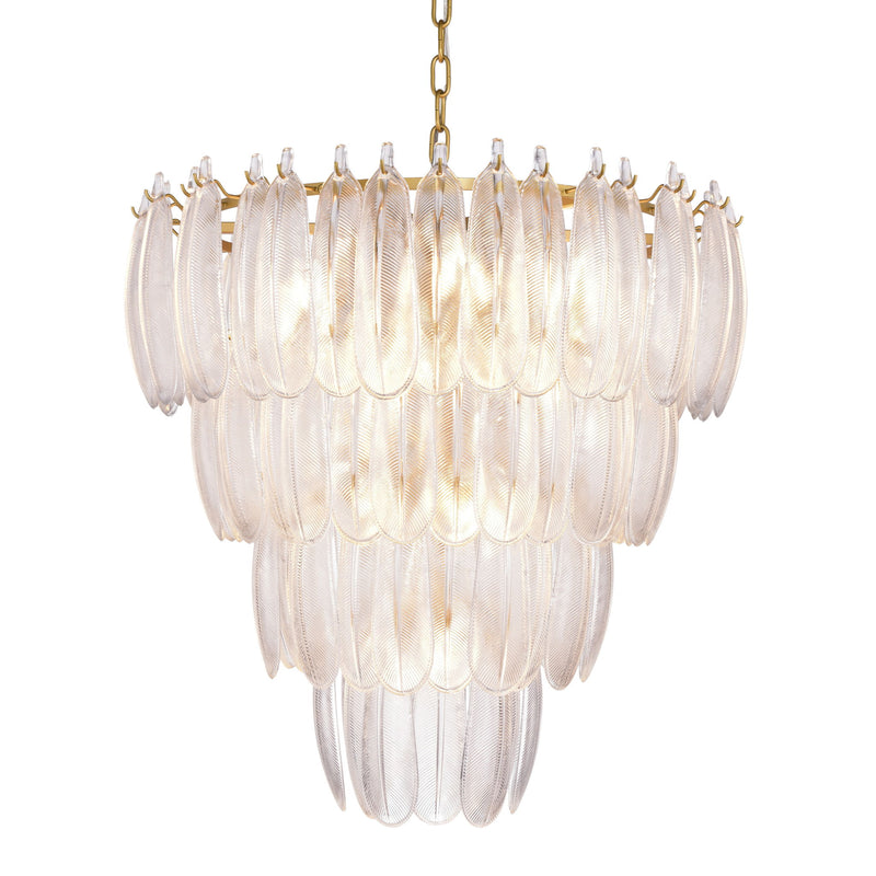 Flora - Chandelier - Clear And Brass