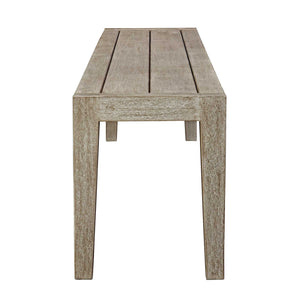 Kirkham - Wooden Outdoor Bench - Gray