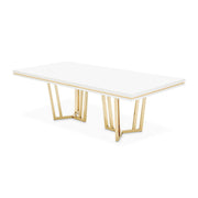 Palm Gate - Rectangular Dining Table - Cloud White - R&R Furniture Gallery (Fountain Valley, CA)