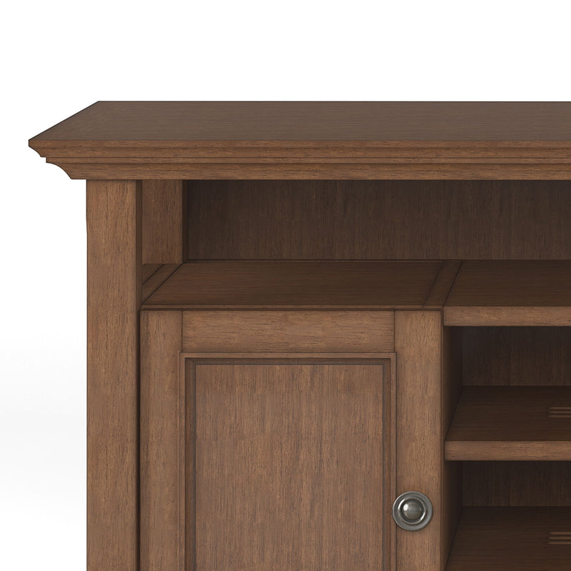 Amherst - TV Media Stand - Rustic Natural Aged Brown - R&R Furniture Gallery (Fountain Valley, CA)