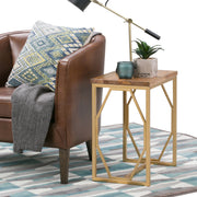 Selma - Handcrafted Metal And Wood Accent Table - R&R Furniture Gallery (Fountain Valley, CA)